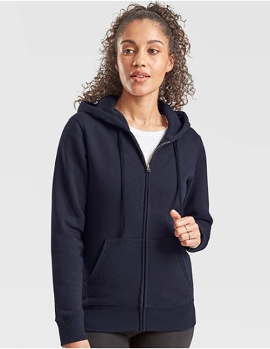 F-62-118-0-Ladies Premium Hooded Sweat Jacket